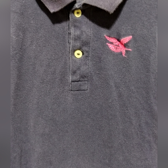 American Living Cotton Navy Blue Long-Sleeve Polo Dress  2/2T - Picture 8 of 9